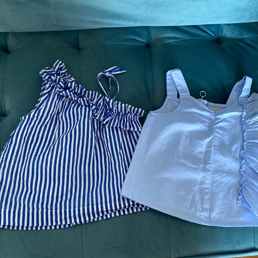2 summer tops from , JCrew and Zara